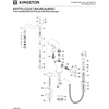image:imageKingston Brass KS1777ALBS Heritage 2Handle Kitchen Faucet with Brass Sprayer Brushed BrassOil Rubbed Bronze