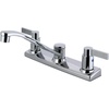 image:imageKingston Brass FB2121NDL 71116Inch in Spout Reach NuvoFusion 8Inch Centerset Kitchen Faucet Polished ChromeFB2121NDL