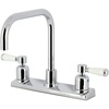 image:imageKingston Brass FB2141DPL Paris 8Inch Centerset Kitchen Faucet Polished ChromePolished Chrome