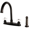 image:imageKingston Brass FB7795PXSP Victorian 8inch Centerset Kitchen Faucet Oil Rubbed Bronze 10 x 8 x 1213Oil Rubbed Bronze