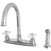 image:imageKingston Brass FB7795PXSP Victorian 8inch Centerset Kitchen Faucet Oil Rubbed Bronze 10 x 8 x 1213Polished Chrome