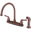 image:imageKingston Brass KB796SP Magellan 8Inch Centerset Kitchen Faucet Antique CopperAntique Copper