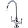 image:imageKingston Brass KS1761ALLS Vintage Kitchen Faucet Without Sprayer Polished ChromePolished Chrome