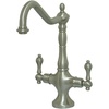 image:imageKingston Brass KS1775ALLS Heritage Single Hole Two Handle Kitchen Faucet Oil Rubbed Bronze  OilRubbed Bronze 13 x 825 x 25Brushed Nickel