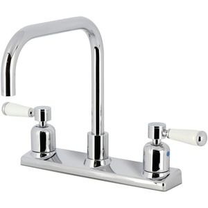 image:imageKingston Brass FB2141DPL Paris 8Inch Centerset Kitchen Faucet Polished ChromePolished Chrome