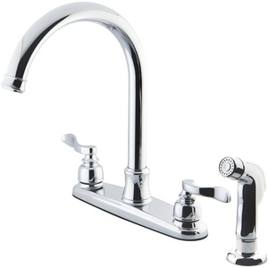 image:imageKingston Brass FB7791NFLSP Nuwave French 8inch Centerset Kitchen Faucet ChromePolished Chrome
