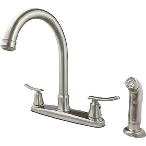 image:imageKingston Brass FB7795JLSP Jamestown 8inch Centerset Kitchen Faucet Oil Rubbed Bronze 1025 x 8 x 1194Brushed Nickel