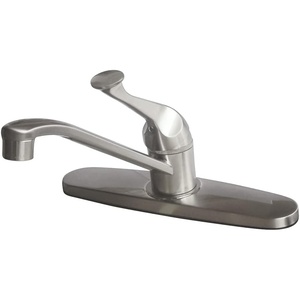 image:imageKingston Brass KB571 Chatham Single Handle Kitchen Faucet without Sprayer Polished Chrome 10 x 713 x 238Brushed Nickel