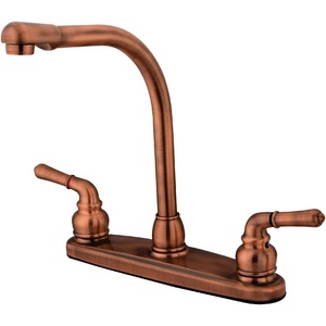 image:imageKingston Brass KB750 Magellan Centerset Kitchen Faucet Polished ChromeAntique Copper