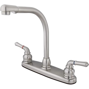 image:imageKingston Brass KB750 Magellan Centerset Kitchen Faucet Polished ChromeBrushed Nickel