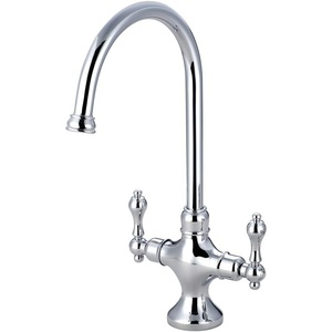 image:imageKingston Brass KS1761ALLS Vintage Kitchen Faucet Without Sprayer Polished ChromePolished Chrome