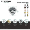 image:imageKingston Brass BS2003 Made to Match Extended Disposal Flange Antique Brass 45 x 45 x 263Matte Black