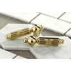 image:imageKingston Brass GS2798GLBS Georgian Widespread Two Handle Kitchen Faucet with Matching Brass Sprayer 814Inch in Spout Reach Brushed NickelPolished Brass