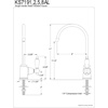 image:imageKingston Brass Gourmetier KS7192AL Restoration Single Handle Water Filtration Faucet Polished Brass 6Inch spout reachPolished Brass
