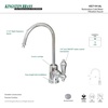 image:imageKingston Brass Gourmetier KS7192AL Restoration Single Handle Water Filtration Faucet Polished Brass 6Inch spout reachPolished Chrome