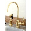 image:imageKingston Brass Gourmetier KS7192NL Naples Single Handle Water Filtration Faucet Polished BrassPolished Brass