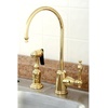 image:imageKingston Brass Gourmetier KS7192NL Naples Single Handle Water Filtration Faucet Polished BrassPolished Chrome