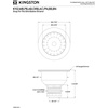 image:imageKingston Brass K112AC Tacoma Kitchen Sink Basket Strainer Antique Copper 444 x 444 x 381