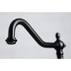 image:imageKingston Brass KB1790ALBS 8Inch Widespread Kitchen Faucet with Brass Sprayer Matte BlackMatte Black