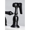 image:imageKingston Brass KB1790ALBS 8Inch Widespread Kitchen Faucet with Brass Sprayer Matte BlackMatte Black