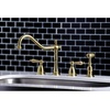 image:imageKingston Brass KB1790ALBS 8Inch Widespread Kitchen Faucet with Brass Sprayer Matte BlackOil Rubbed Bronze