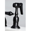 image:imageKingston Brass KB1790ALBS 8Inch Widespread Kitchen Faucet with Brass Sprayer Matte BlackPolished Nickel