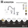 image:imageKingston Brass KB1791AXLS Heritage 8Inch Centerset Kitchen Faucet Polished ChromePolished Chrome