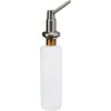 image:imageKingston Brass KB828K8 Chatham single Lever Handle Kitchen Faucet with Sprayer amp Soap Dispenser Brushed Nickel 9 Spout ReachBrushed Nickel