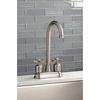 image:imageKingston Brass KB849ZXAC Millennium TwoHandle 2Hole Deck Mount Bar Faucet in Antique CopperBrushed Nickel