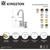 image:imageKingston Brass KB849ZXAC Millennium TwoHandle 2Hole Deck Mount Bar Faucet in Antique CopperPolished Nickel