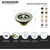 image:imageKingston Brass KBS1005 Cast Brass Heavy Duty Basket Strainer Oil Rubbed Bronze