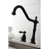 image:imageKingston Brass KS1795PKLBS Widespread Kitchen Faucet Oil Rubbed BronzeOil Rubbed Bronze