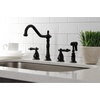 image:imageKingston Brass KS1795PKLBS Widespread Kitchen Faucet Oil Rubbed BronzeOil Rubbed Bronze