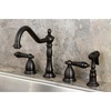 image:imageKingston Brass KS1795PKLBS Widespread Kitchen Faucet Oil Rubbed BronzeOil Rubbed Bronze