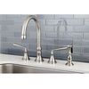 image:imageKingston Brass KS2792ZLBS Widespread Kitchen Faucet Polished BrassOil Rubbed Bronze