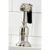 image:imageKingston Brass KS2795PKLBS Duchess Widespread Kitchen Faucet with Brass Sprayer Oil Rubbed BronzeBrushed Nickel