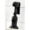 image:imageKingston Brass KS2795PKLBS Duchess Widespread Kitchen Faucet with Brass Sprayer Oil Rubbed BronzeOil Rubbed Bronze