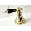 image:imageKingston Brass KS2795PKLBS Duchess Widespread Kitchen Faucet with Brass Sprayer Oil Rubbed BronzePolished Brass