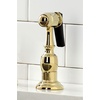 image:imageKingston Brass KS2795PKLBS Duchess Widespread Kitchen Faucet with Brass Sprayer Oil Rubbed BronzePolished Brass