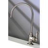 image:imageKingston Brass KS5193BAL Heirloom SingleHandle Water Filtration Faucet Antique BrassBrushed Nickel