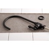 image:imageKingston Brass KS5193BAL Heirloom SingleHandle Water Filtration Faucet Antique BrassMatte Black