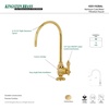 image:imageKingston Brass KS5193BAL Heirloom SingleHandle Water Filtration Faucet Antique BrassPolished Brass