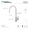 image:imageKingston Brass KS5193BAL Heirloom SingleHandle Water Filtration Faucet Antique BrassPolished Chrome