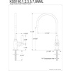 image:imageKingston Brass KS5197NML Magellan SingleHandle Water Filtration Faucet Brushed BrassBrushed Brass