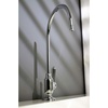 image:imageKingston Brass KS5197NML Magellan SingleHandle Water Filtration Faucet Brushed BrassPolished Chrome
