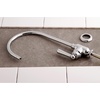 image:imageKingston Brass KS5197NML Magellan SingleHandle Water Filtration Faucet Brushed BrassPolished Chrome