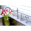 image:imageKingston Brass KS7805TPLBS Templeton Widespread Kitchen Faucet with Brass Sprayer Oil Rubbed Bronze 8Inch Center  OilRubbed BronzePolished Chrome