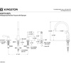image:imageKingston Brass KS8728DFL 8Inch to 16Inch Widespread Kitchen Faucet Brushed NickelPolished Chrome