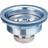image:imageKingston Brass K111 Stainless Steel Kitchen Sink Strainer with Die Cast Nut 4716Inch Diameter Brushed Nickel