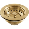 image:imageKingston Brass K111BBB Tacoma Stainless Steel Kitchen Sink Basket Strainer Brushed Brass